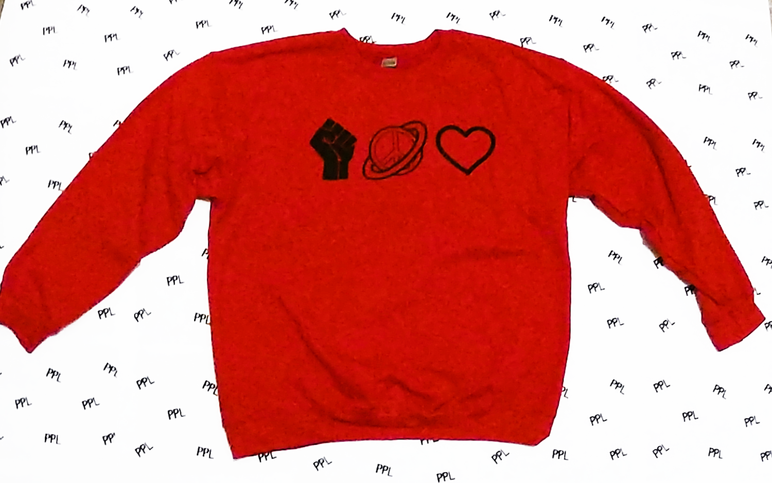 PP&L Crew Neck Sweater (Red) Symbolic Feature