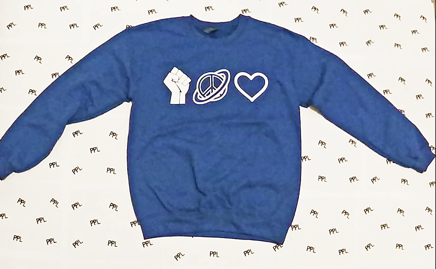 PP&L (Symbolic) Crew Neck Sweater (Blue)